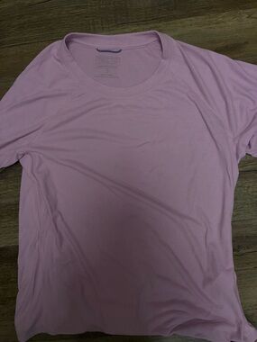 Patagonia Pink Light Lavender Pink Short Sleeve Women's Tee